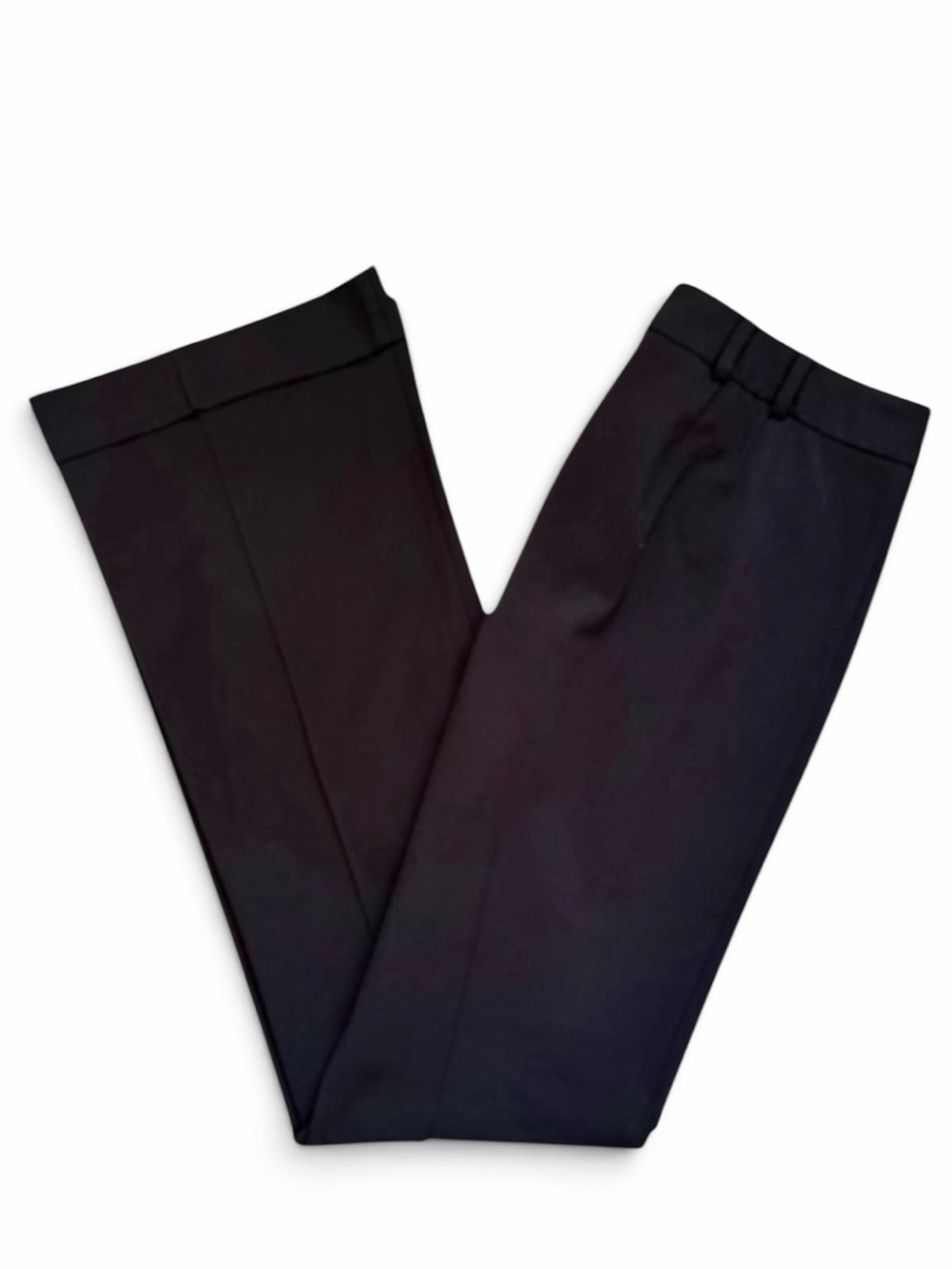The Limited Black Stretch Cuffed Flare Pants Size 4L